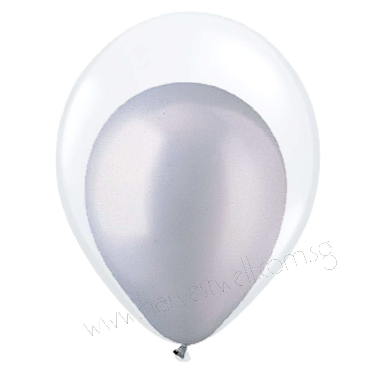 Silver Balloon In Balloon